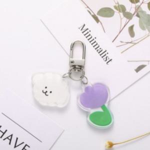 가방 아크릴 자동차 커플 키홀더링 양 차 차키 키링 작은 양 양키링 커플키링 동물키링