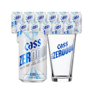 카스올제로(0.00) 330ml 12캔+올제로 전용잔 1개, 무알콜 맥주맛 음료