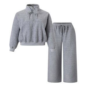 융털 기모 반집업 맨투맨 롱 팬츠 셋업 (NP4OW004L0)