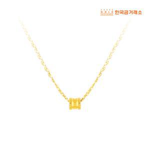 [한국금거래소]24K 벨라 두줄 팬던트 목걸이