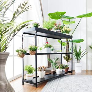 철제 테이블 3단 콘솔 화분진열대 정리대 선반 NST053