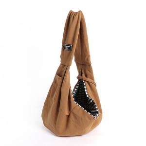 코지펫 애견 슬링백 브라운