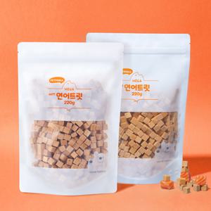 동결건조 메가 소프트 연어 트릿 대용량 440g 고양이 강아지 간식+위생스푼