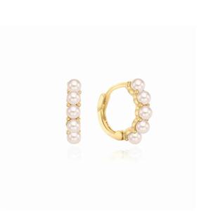 [GB] 진주 세팅 원터치 14k GOLD 귀걸이 LOFN4102G