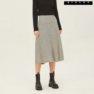 아울렛 벨라 트위드 비즈 스커트 SASK33261_BK