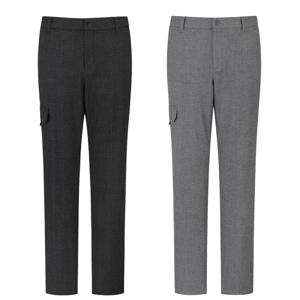 [마스터바니] 양말사은품 남성 체크 스트레이트 기모 팬츠 411D4PT410