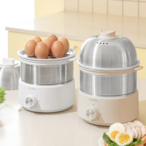 [26년형/로그인쿠폰] 스테인레스 계란찜기 7구 에그쿠커 멀티찜기 멀티쿠커 타이머기능 2color