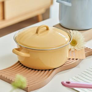 [김나라공구] 번트 법랑 양수냄비 20cm