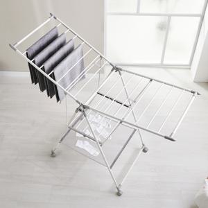 베이직 바퀴달린 메쉬망 빨래 건조대 대 최대중량 13kg