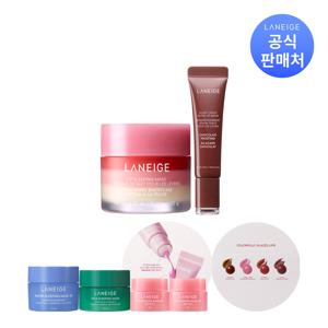 립 슬리핑 마스크 EX 스트로베리 쇼트케이크 20g + 립 세럼 12g (옵션)