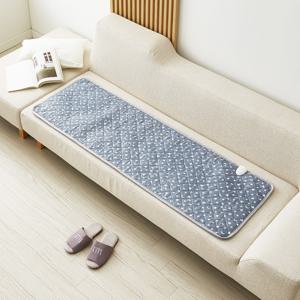 눕자 카본 탄소 쇼파 전기방석 3인용 네이비 50X155