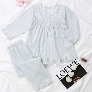 그레이ST 7부 순면 여성 빅사이즈 잠옷 세트