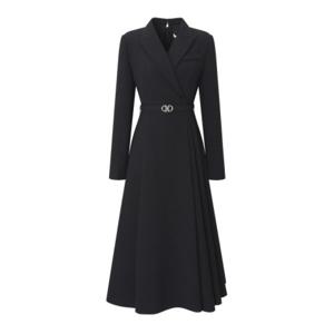 [롯데백화점][제이제이 지고트(프리미엄)]솔리드 테일러드 칼라 원피스GRAM0OP961