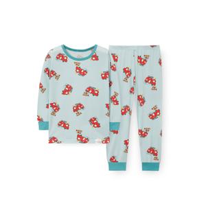 [롯데백화점]아동 G210 파이어엔진 9부소매 내의 세트 OR25FKFPG210