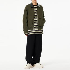 MEN 정상가359,000원 넥 레더 디트로이드 점퍼 9154313834