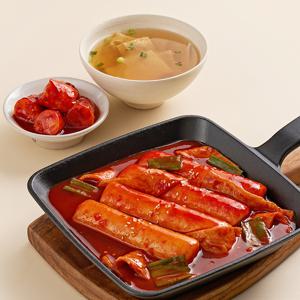 우리쌀 통가래떡 떡볶이 + 미니어묵탕 밀키트 529g(2인분) X 2팩