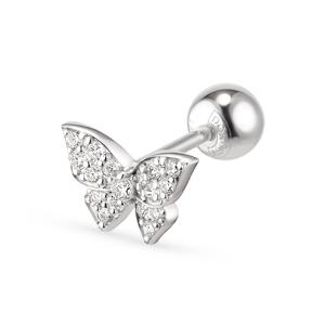 14k 브릴 아이레 나비 피어싱(랩 다이아몬드)(1개)