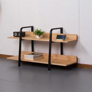 디망드 철제 2단 1200 원목 선반 장식장  착불