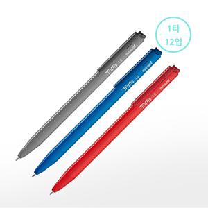 [모나미] 유성펜 트리피스 1.0mm적색,청색,흑색1타12입