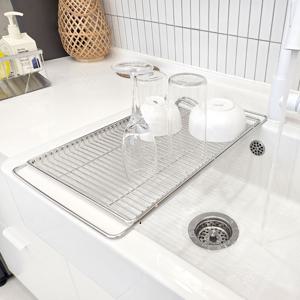 올스텐 304 길이조절 식기건조대 싱크플레이트