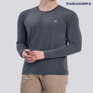 [파라고나] 남자 초경량 냉감 라운드 긴팔 티셔츠