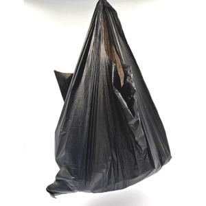 검정 마트 재활용 업소용 비닐봉지 비닐봉투 4호 50장 쓰레기봉지 검은비닐봉지 손잡이비닐