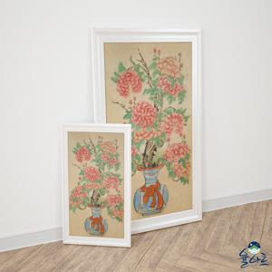 모란도 1 꽃그림 민화 도안 민화그리기 본그림 원데이 클래스 컬러링 취미