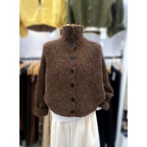 세이브존03  하이넥 가오리 니트가디건 611800