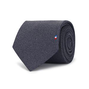 [듀퐁] 삼색 자수 253 넥타이 그레이 TE5FM62KA253TGY