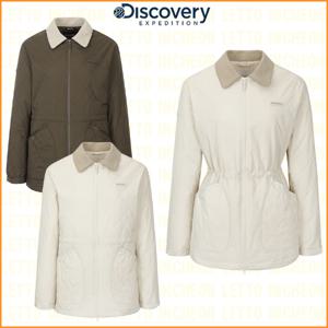 디스커버리 26S 봄 세미오버핏 여성 카라형 퀼팅 미드 패딩자켓 DWPD4E061-ICWJ