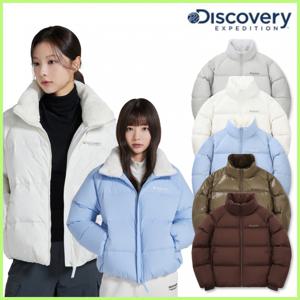 디스커버리 [택가:279,000원] 여성 올리브 RDS 글로우 다운 숏패딩 DWDJ93046