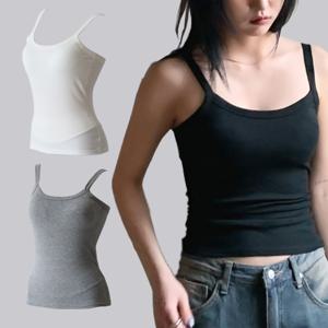 크러쉬 캡내장 끈 캡나시 브라탑 티셔츠