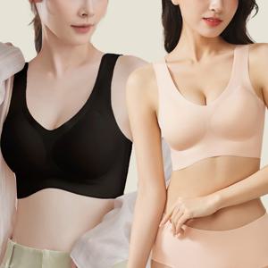 1+1 캡내장 이지올 브라탑 심리스 브라 이너웨어 여성속옷