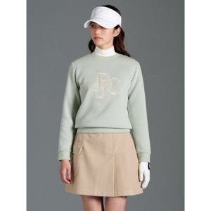 여성 라운드넥 블루종핏 긴소매 티셔츠 - 라이트 그린(BJ5941A44L)