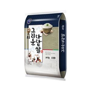 25년 그리운다담쌀 20kg (혼합/보통)