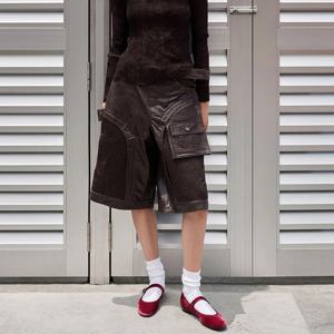 벨벳 버클 메리제인 플랫 2colors CK1-71720047-1