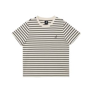 우먼스 스트라이프 티셔츠 2843 오프화이트