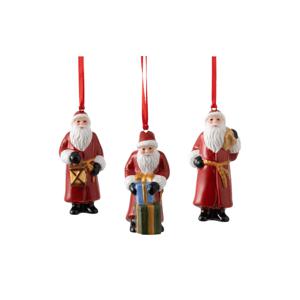 빌레로이앤보흐 노스텔직 트리 오너먼트 산타 3pc
