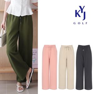 골프] 여름 천연 인견 데일리 린넨 스판 여성 와이드 팬츠 DPMLSL65