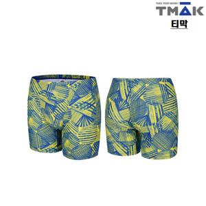 티막 피트니스 3부 남자 실내수영복 UKF0404-YL/일반용/강습용/초보용