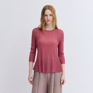 [최초가 118000원] 어반 퍼프 7부 슬리브 플리츠 티셔츠_EPTSS026007