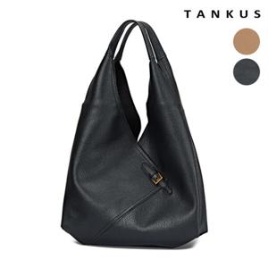 정상가 79000원ㅣ페이크 버클 레더 숄더 호보백 (TW4AH012L0)