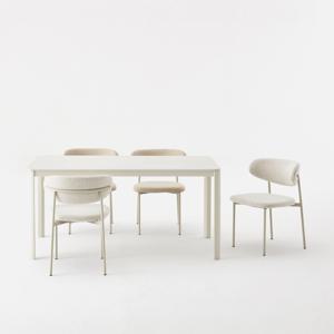 위드 세라믹 와이드 4인 식탁세트 1600  위드라운드의자4포함