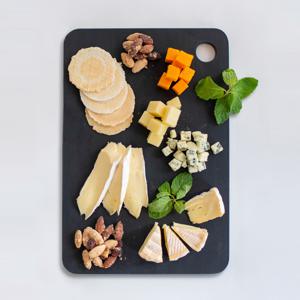 Rubber Lava 항균 고무도마 블랙 대 (370x245x8)