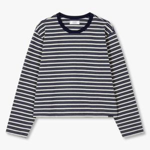 [톰보이] 스트라이프 크롭 긴팔티셔츠 9175322976