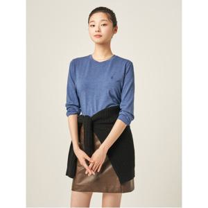 [Essential] 모달 혼방 7부 티셔츠  네이비 (BF5741E01R)