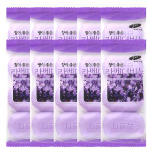 10개 향이 좋은 라벤더비누 90g 3개입 /업소용 단단한 알뜰비누