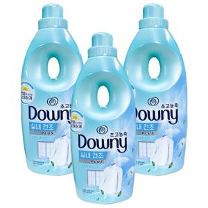 다우니 섬유유연제 실내건조 프레시클린 1L 3개입 고농축섬유유연제