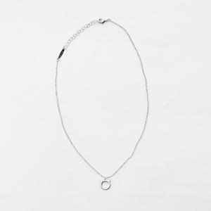 페레가모 간치니 라지 실버 여성 목걸이 76 0133 696659