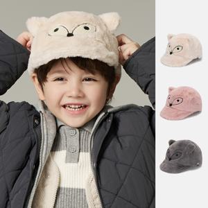 방한 퍼 페낵폭스 볼캡 키즈 아르키 (3 colors)